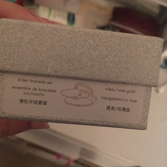 kate spade Everyday Spade Slider Bracelet gold/clear nwt - Picture 5 of 8